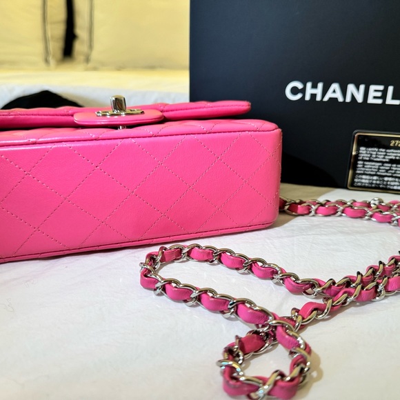 SOLD Chanel Rectangle Mini Pink - Picture 10 of 10